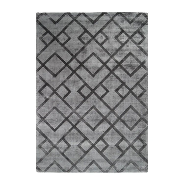 Teppich – Graue Farbgebung, Melierte Struktur, Weicher Viskoseflor, 290 cm - Luxury 310 | Kayoom