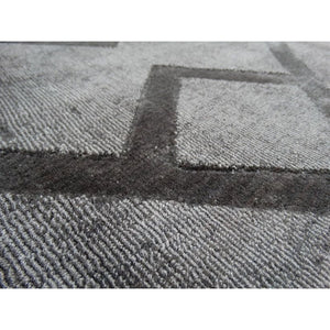 Viscose Material Rug, Textured Abstract Design, Cotton Backing – Luxury 310 | Kayoom