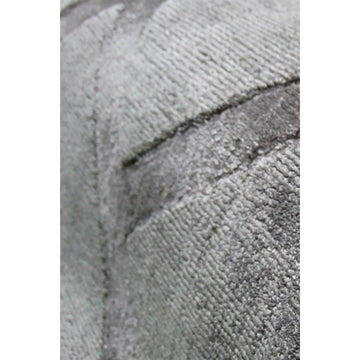 Teppich – Graue Farbgebung, Melierte Struktur, Weicher Viskoseflor, 290 cm - Luxury 310 | Kayoom