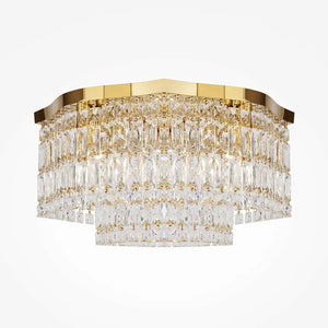 Ceiling Lamp Gold 6×E14 Crystal Pendants – DIA005CL-06G | Maytoni