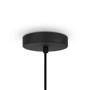 Pendant Lamp Black Metal & Wood Modern Design & Integrated LED – Roots | Maytoni