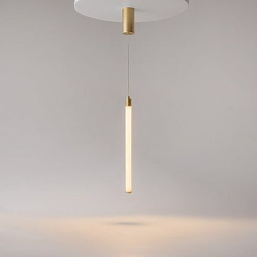 Pendelleuchte Mattgoldenes Aluminiumgehäuse mit weißem Acryl - Diffusor und integrierter LED – Arc | Maytoni - Esszett Luxury | Stilvolles Wohnen mit Charakter