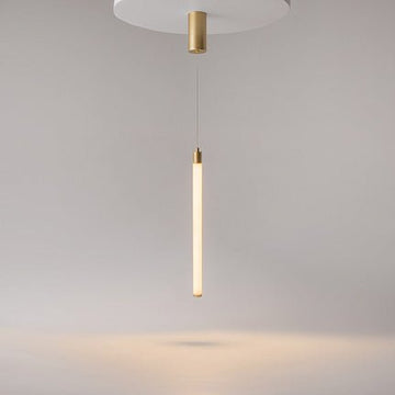 Pendelleuchte Mattgoldenes Aluminiumgehäuse mit weißem Acryl - Diffusor und integrierter LED – Arc | Maytoni - Esszett Luxury | Stilvolles Wohnen mit Charakter