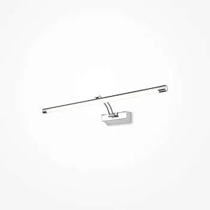 Picture light with adjustable arm Chrome finish Acrylic diffuser LED 16W – Fino | Maytoni