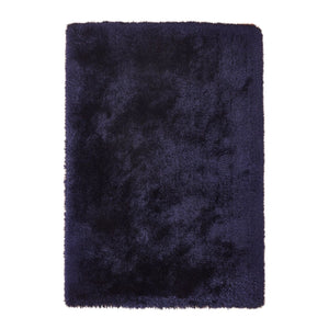 Teppich – Blau Farbe, Hochflor Struktur, Polyester Material, 170cm - Cosy 410 | Kayoom