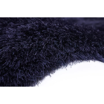 Teppich – Blau Farbe, Hochflor Struktur, Polyester Material, 170cm - Cosy 410 | Kayoom