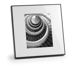 Picture Frame Matte Powder-Coated Steel, Integrated Mat Design, Rounded Inner Edges – Infinity | Philippi