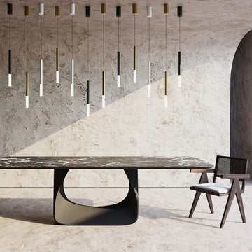 Pendant Light White Aluminum Modern Design & Integrated LED – Pro Shade | Maytoni
