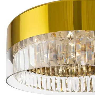 Pendant Lamp Crystal & Glass Elements Gold Finish & Modern Design – Wonderland | Maytoni