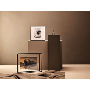 Picture Frame Matte Powder-Coated Steel, Integrated Mat Design, Rounded Inner Edges – Infinity | Philippi
