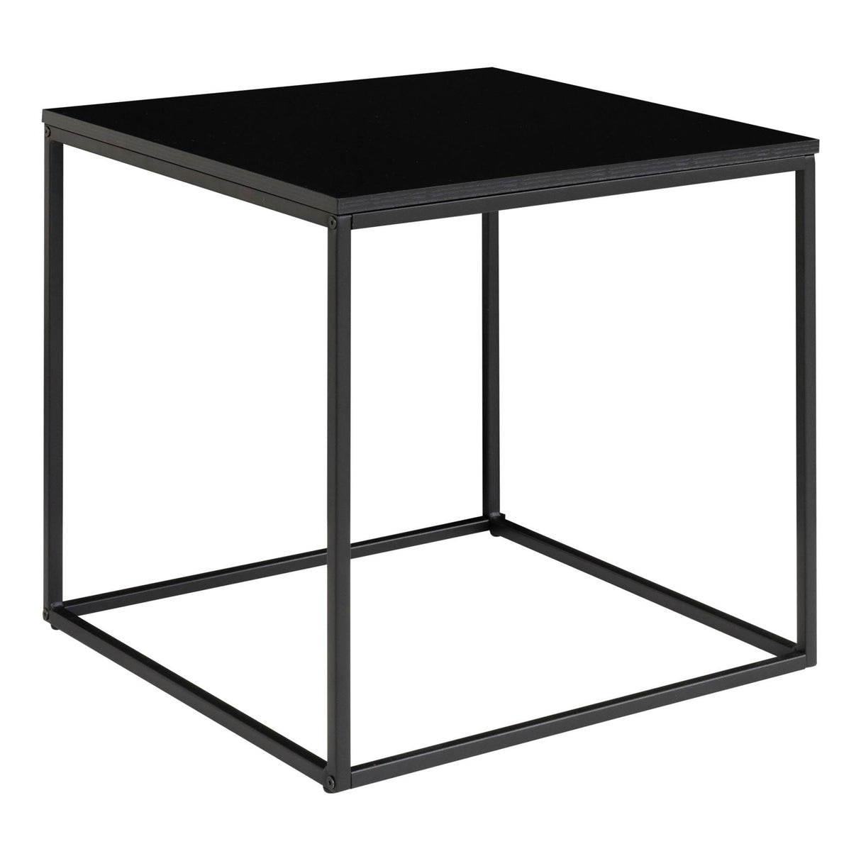 Side table – Black metal, Black top, Minimalist Nordic – Vita | House Nordic