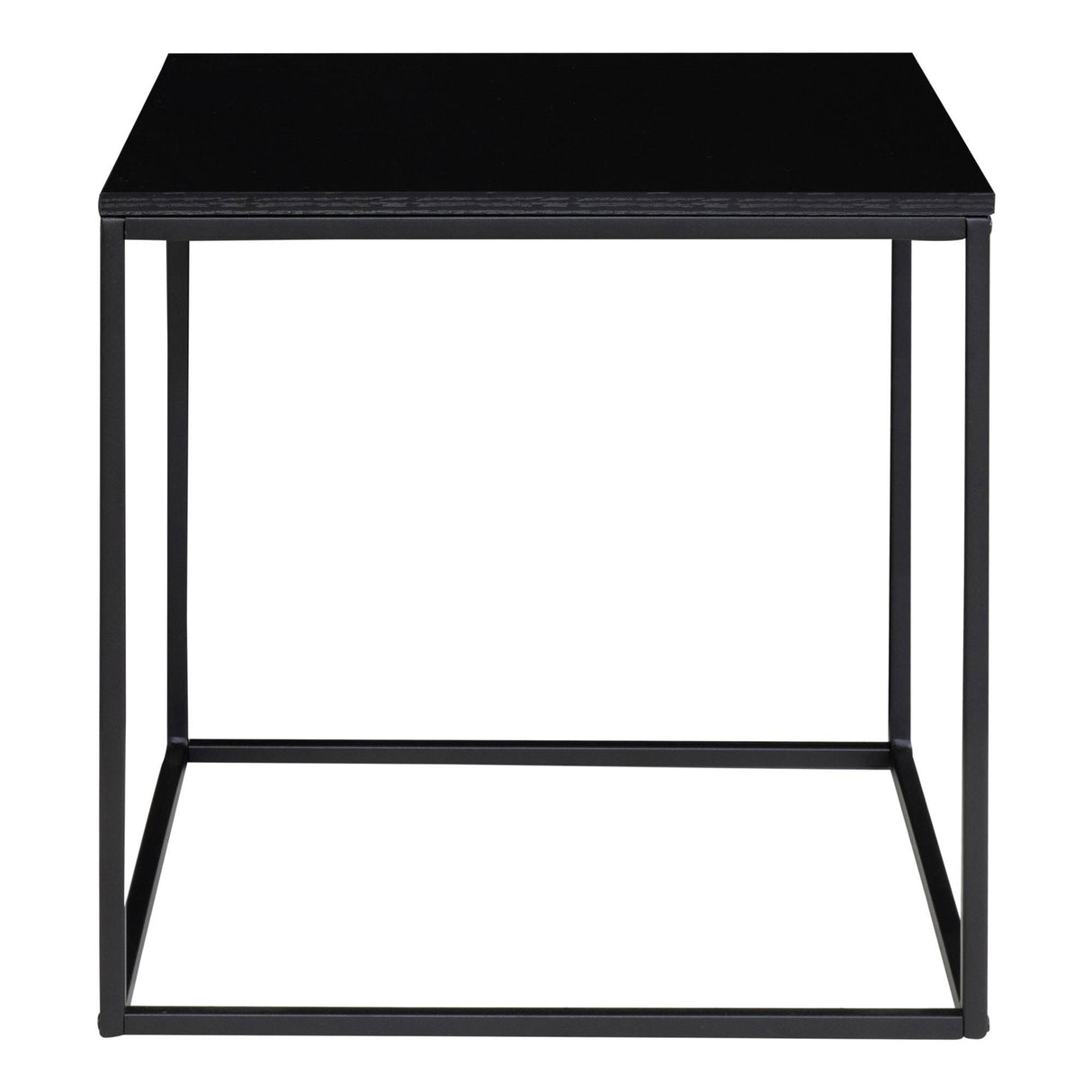 Side table – Black metal, Black top, Minimalist Nordic – Vita | House Nordic