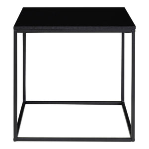 Side table – Black metal, Black top, Minimalist Nordic – Vita | House Nordic