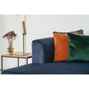 Beistelltisch – Eiche Optik, Schwarzes Metallgestell, 45 cm Höhe - Vita | House Nordic