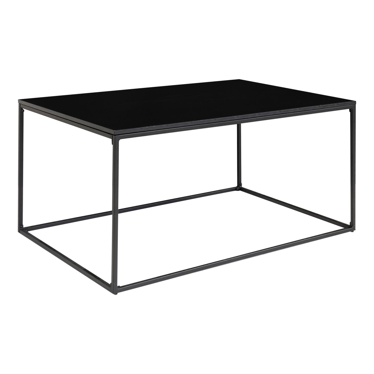 Couchtisch – Schwarz, Stahlgestell, 45 cm hoch - Vita | House Nordic