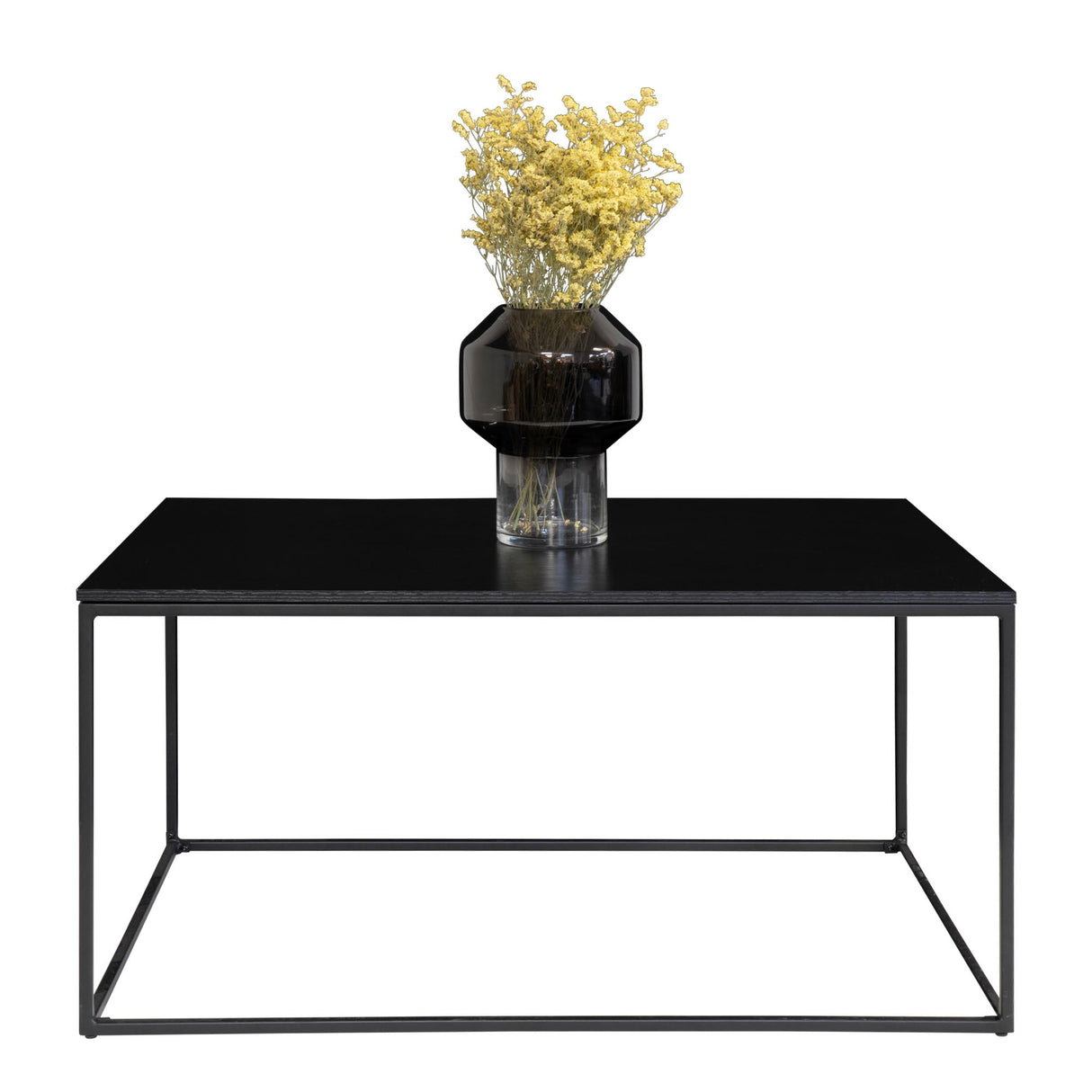 Couchtisch – Schwarz, Stahlgestell, 45 cm hoch - Vita | House Nordic