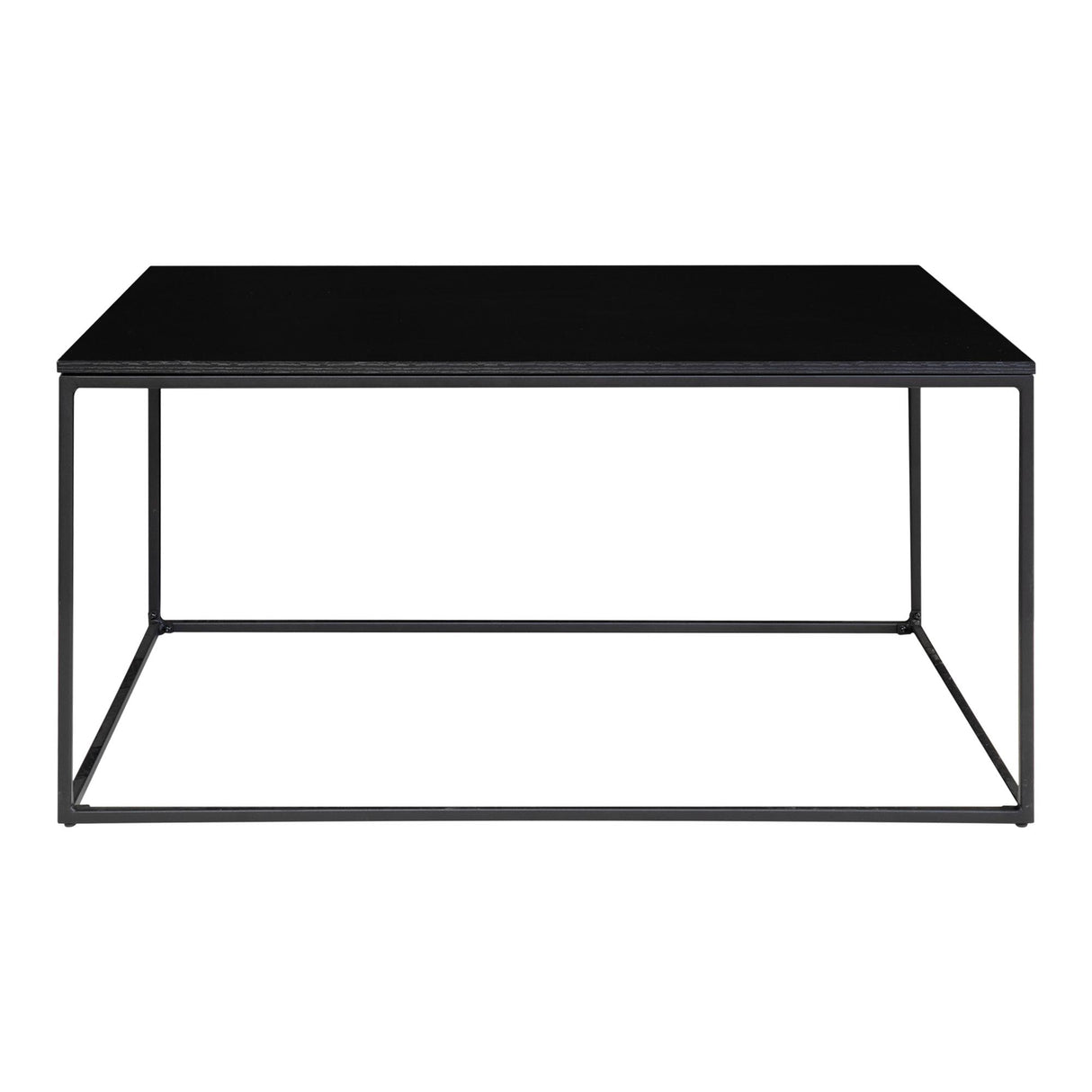 Couchtisch – Schwarz, Stahlgestell, 45 cm hoch - Vita | House Nordic