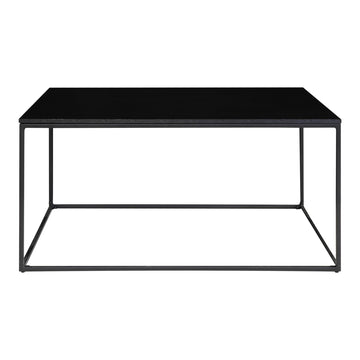 Couchtisch – Schwarz, Stahlgestell, 45 cm hoch - Vita | House Nordic