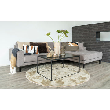 Couchtisch – Schwarz, Stahlgestell, 45 cm hoch - Vita | House Nordic