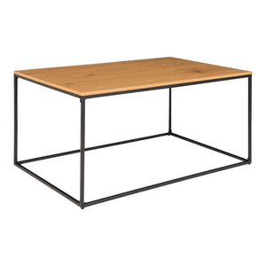 Coffee Table – Black Legs, Marble Look, Scandinavian Design – Vita | House Nordic