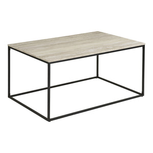 Couchtisch – Travertinoptik, Stahlrahmen, 45 cm - Vita | House Nordic