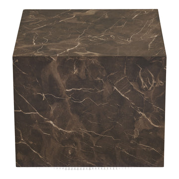 Coffee table – Marble look, Brown surface, Scandinavian Design – Prague | House Nordic