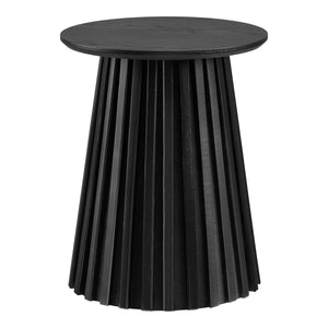 Beistelltisch – Eichenfurnier, Mattschwarzes Finish, 40 cm Höhe - Osaka | House Nordic