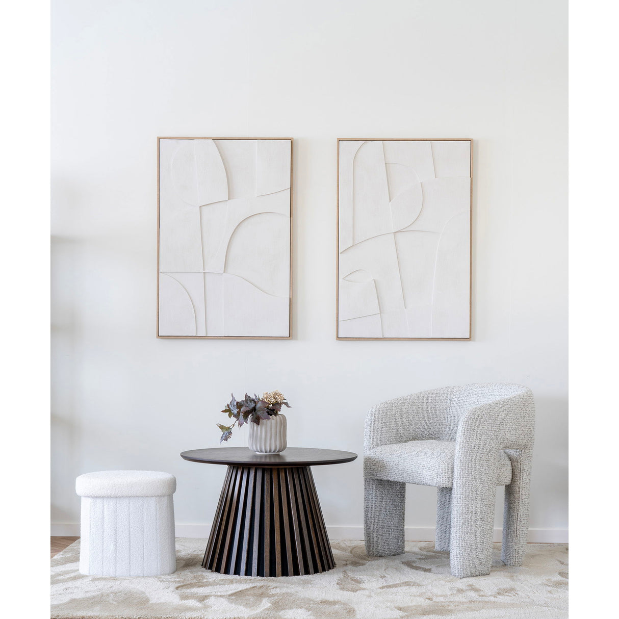 Coffee Table – Oak Veneer Material, Smoked Finish, Scandinavian Design – Osaka | House Nordic