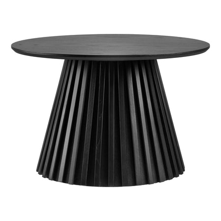 Couchtisch – Eichenfurnier Oberfläche, Schwarze Farbe, Moderner Stil – Osaka | House Nordic image