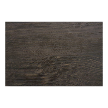 Beistelltisch – Dunkelbraunes MDF-Holzdekor, Runde Tischplatte, 45 cm Höhe - Boavista | House Nordic