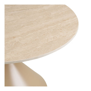 Coffee Table – Ceramic Top Robust, Steel Frame Stable, Travertine Look – Annecy | House Nordic