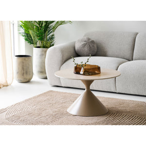 Coffee Table – Ceramic Top Robust, Steel Frame Stable, Travertine Look – Annecy | House Nordic