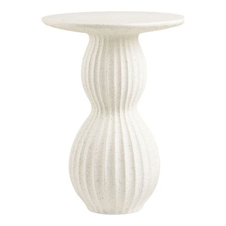 Beistelltisch – Fiberclay Finish, Runde Form, Modernes Design – Newtown | House Nordic image