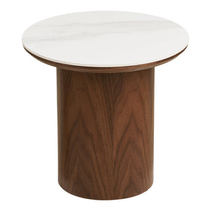 Beistelltisch – Keramik, Eschenfurnier, 38 cm - Noli | House Nordic