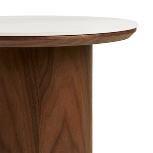 Beistelltisch – Keramik, Eschenfurnier, 38 cm - Noli | House Nordic