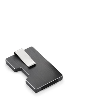 Kartenetui Aluminiumgehäuse mit Elastikband, RFID-Blockierende Schutzhülle, Integrierter Geldclip – Cooper | Philippi