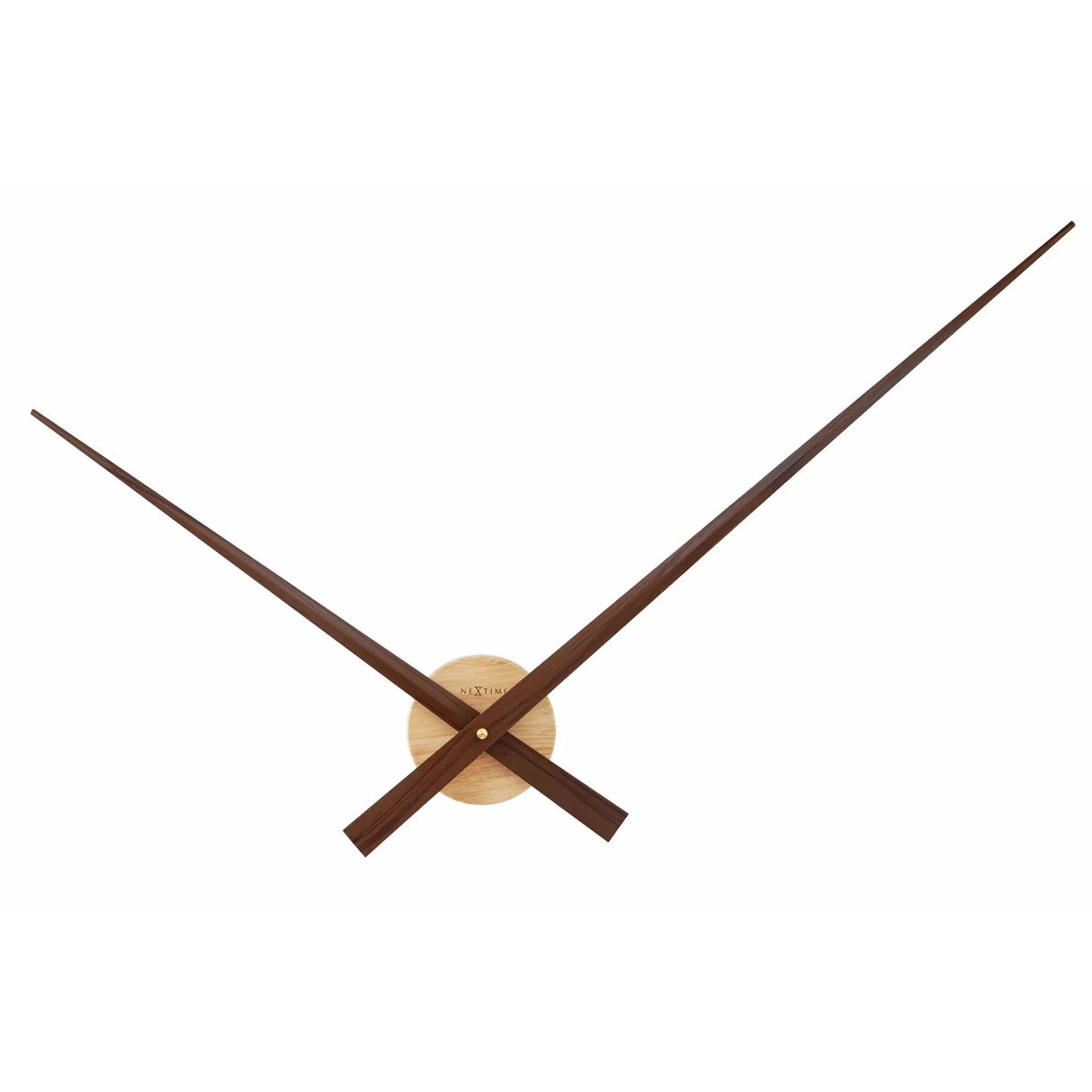 Wanduhr – Aluminium Konstruktion, Minimalistisches Design, Braune Farbe - Hands | NeXtime