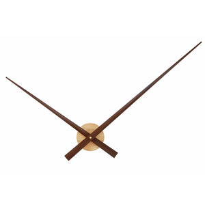 Wanduhr – Aluminium Konstruktion, Minimalistisches Design, Braune Farbe - Hands | NeXtime