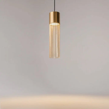 Pendant Light Matt Gold Finish Opal Glass & Integrated LED – Imaginary | Maytoni