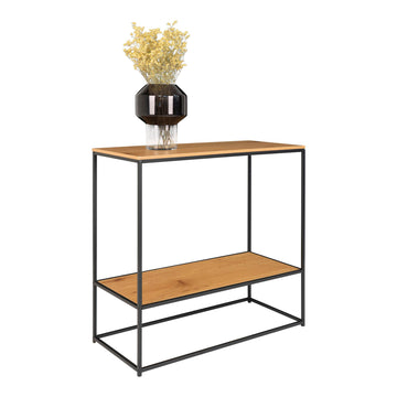 Konsolentisch – Zwei Ablagen, Eichenoptik, 80 cm - Vita | House Nordic