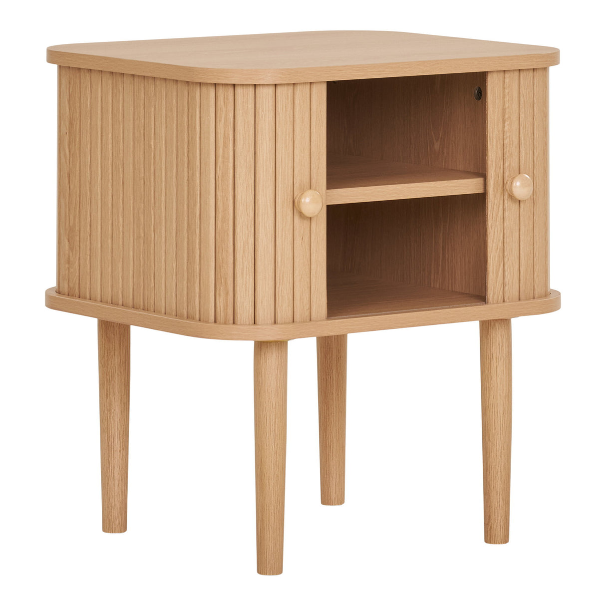 Beistelltisch – Kiefer, 2 Türen, 50,5 cm hoch - Nikko | House Nordic