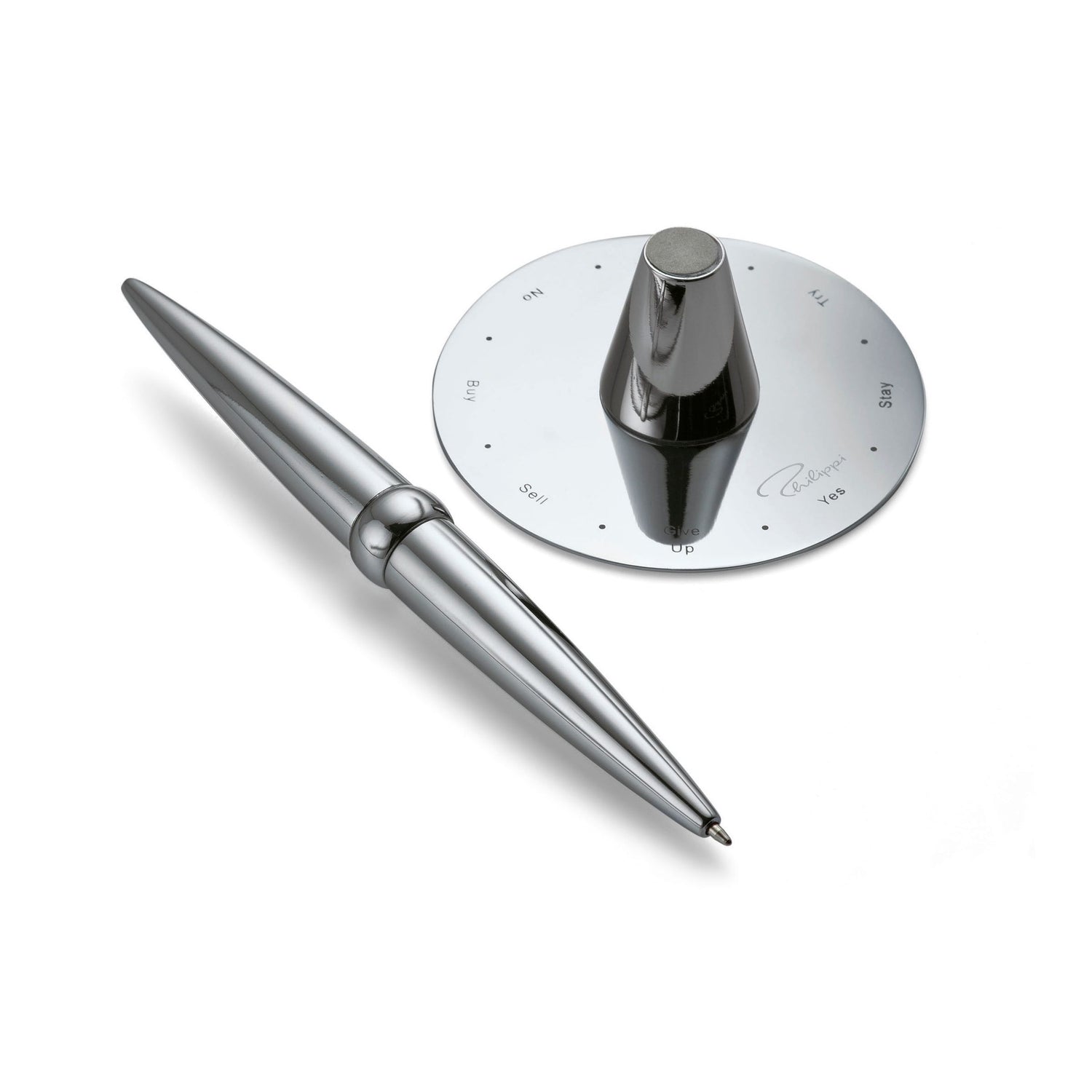 Stift & Entscheidungshelfer Drehbarer Propeller, Gewichteter Schreibtischsockel, Lustiges Interaktives Büro-Accessoire – Helicopter | Philippi