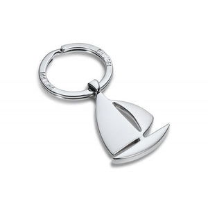 Schlüsselring Hochglanz-Nickel Segelboot-Design Maritimer Stil – Vela | Philippi