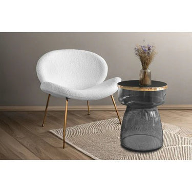 Stuhl Bouclé - Polsterung Metallbeine – Jaden 125 | Kayoom - Esszett Luxury | Stilvolles Wohnen mit Charakter