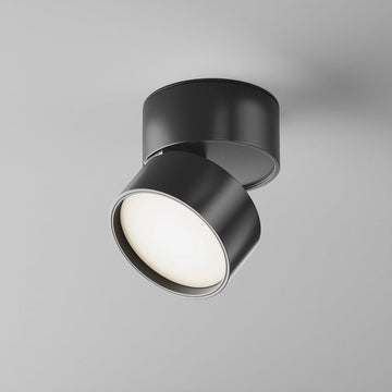 Deckenleuchte aus mattschwarzem Aluminium mit LED und linearer Leiste – Onda | Maytoni - Esszett Luxury | Stilvolles Wohnen mit Charakter