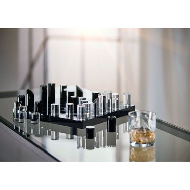 Acrylic Chess Set, Hand-Polished Pieces, Transparent Game and Storage Box – Yap | Philippi