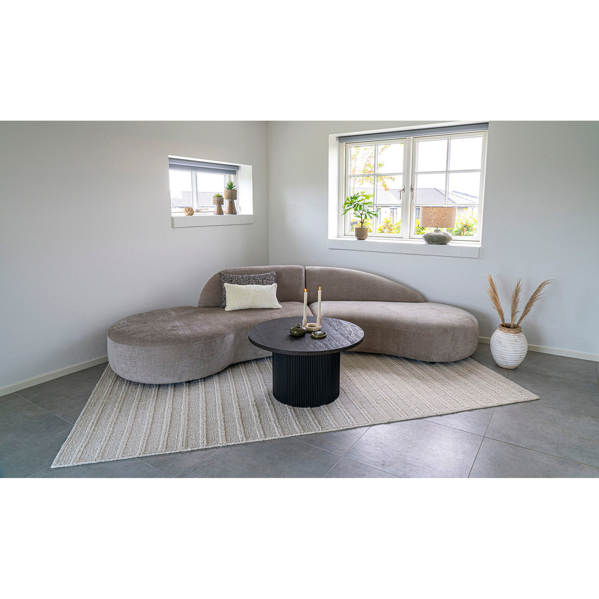 Coffee table – dark wood design, rectangular shape, Scandinavian Nordic design – Boavista | House Nordic