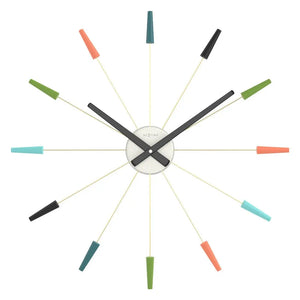 Wanduhr – Lautloses Uhrwerk, Steckdesign, Vintage-Optik - Plug Inn | NeXtime