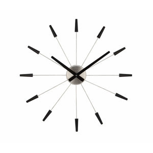 Wanduhr – Edelstahlstifte, Freies Design, Stilles Werk - Plug Inn | NeXtime