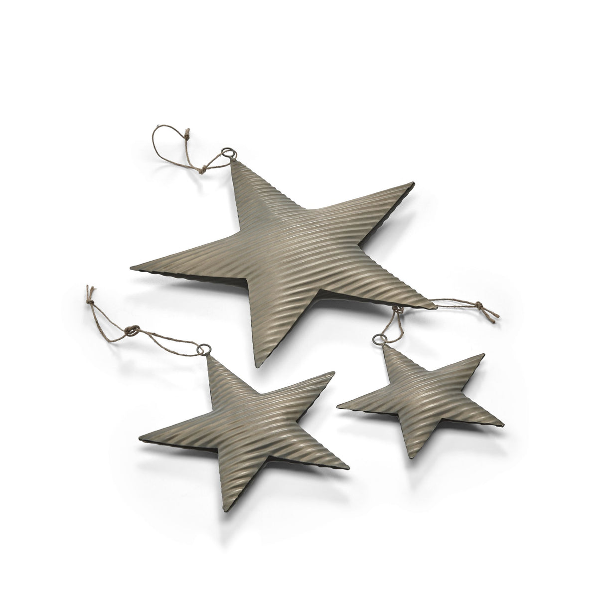 Christbaumschmuck aus Eisen Mit Gebürsteter Oberfläche & Stern-Design – Santo Cristo | Philippi